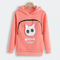 Thumbnail for Fluffsy Cat And Dog Pouch Hoodie (Unisex)