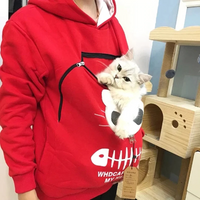 Thumbnail for Fluffsy Cat And Dog Pouch Hoodie (Unisex)