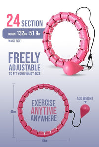 Thumbnail for Rated Smart Hula Hoop - Workout Weighted Hula Hoop
