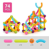 Thumbnail for Magnetic Balls and Rods Set , Educational Magnet Building Blocks