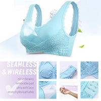 Thumbnail for Instant Lift Front Cross Side Buckle Lace Bra