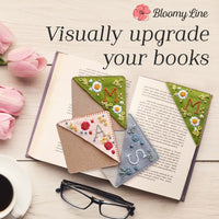 Thumbnail for (🎁🎄CHRISTMAS EARLY SALE )Personalized hand embroidered corner bookmark